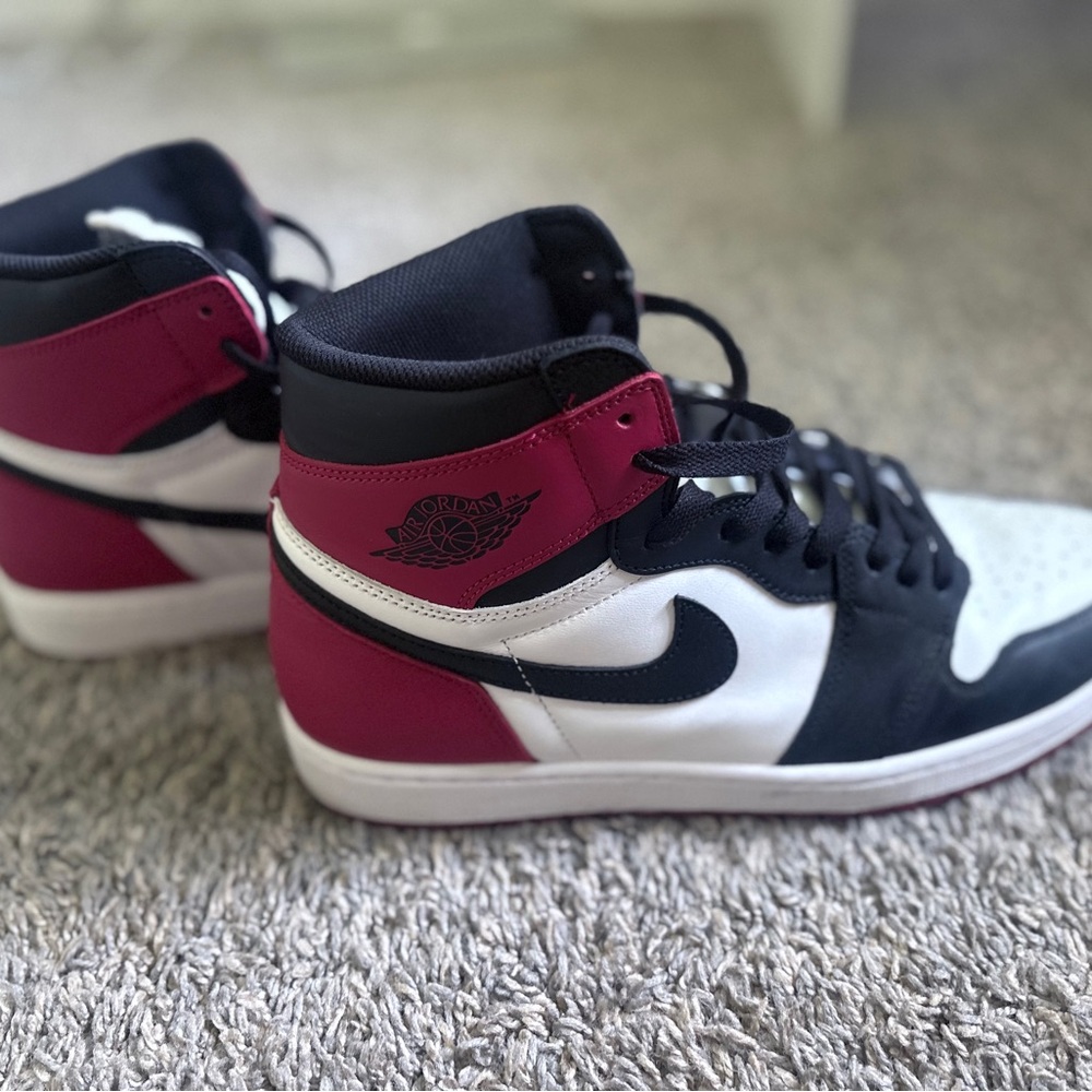 Nike Air Jordan High Top Sneakers - Black, White, Red